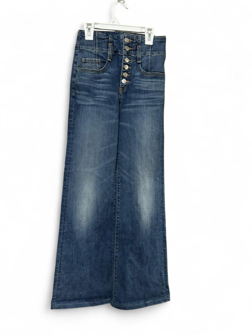 Veronica Beards Rosanna Dark Wash High-Rise Wide Leg Jeans